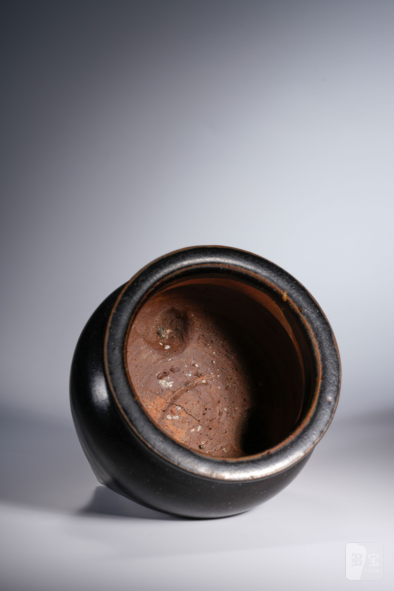 明 黑釉鬲式炉 - 图6